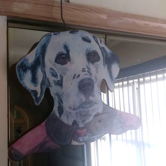 Annie Rhinehart Art Vintage Annie Rhinehart Fire Dept Dalmation Hanger Poshmark